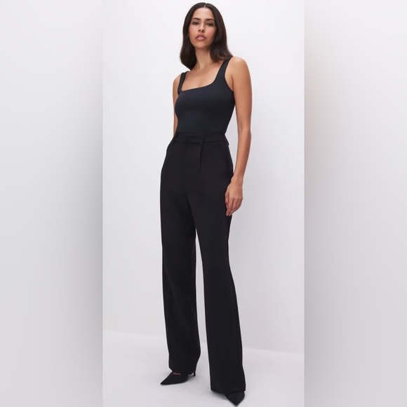 Good American Pants - Good American| ‘Good '90s’ Suiting Pleated Wide Leg Pants